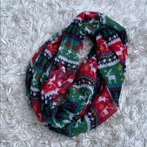 christmas infinity scarf
